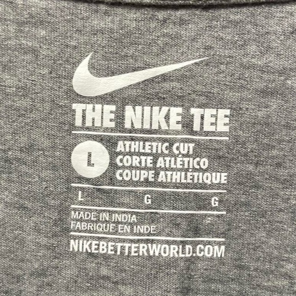 Nike damn fast motion front spell out graphic casual activewear sports T-shirt - Picture 3 of 4